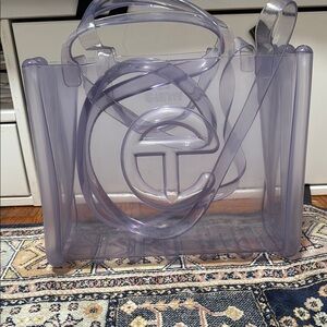 Telfar Melissa Collab Clear Transparent Plastic Medium Women's Bag